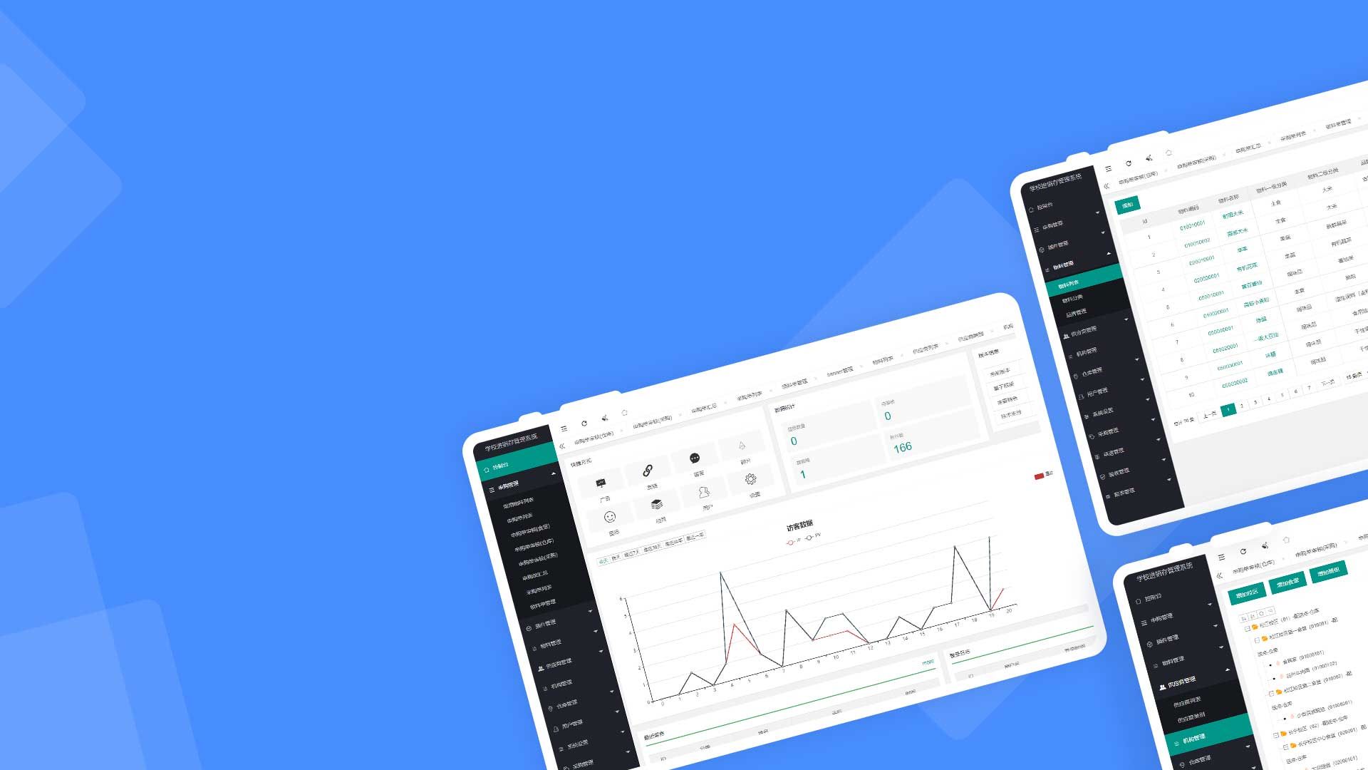 高校進銷存系統項目banner圖片